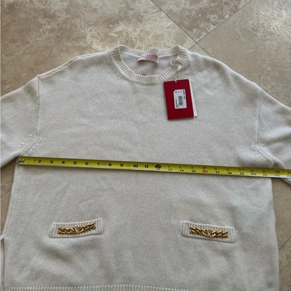 $2500 Brand New Valentino Women's Cashmere Sweater sz S - Picture 6 of 9